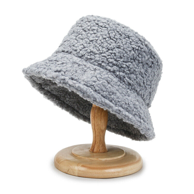 Teddy Bucket Hat voor Vrouwen – Warm & Stijlvol voor de Herfst
