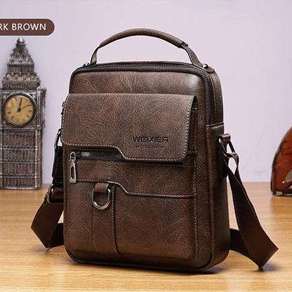 Leren Schoudertas met Crossbody Design – Elegant & Tijdloos