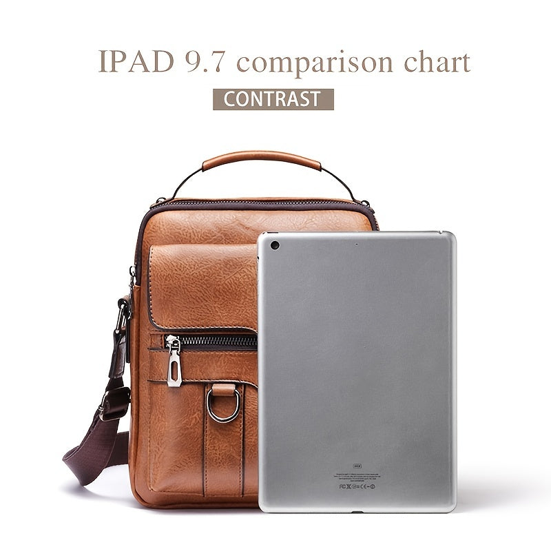 Leren Schoudertas met Crossbody Design – Elegant & Tijdloos