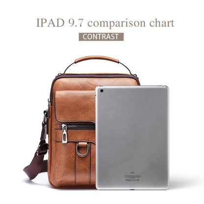 Leren Schoudertas met Crossbody Design – Elegant & Tijdloos