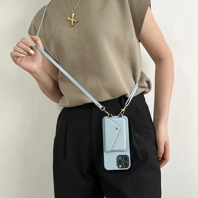 Chique Crossbody Telefoonhoesje met Koord – Stijlvol & Praktisch voor de Herfst