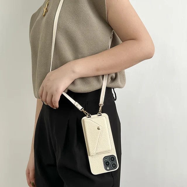 Chique Crossbody Telefoonhoesje met Koord – Stijlvol & Praktisch voor de Herfst